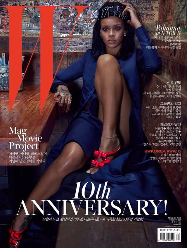 Rihanna @ W Magazine Korea March 2015