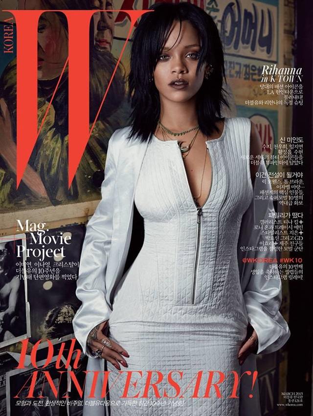 Rihanna @ W Magazine Korea March 2015