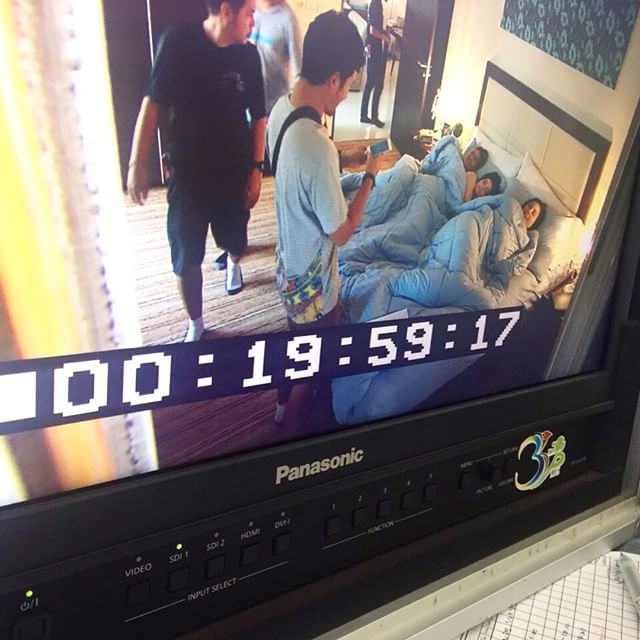 เบื้องหลังการถ่ายทำละคร "เลื่อมสลับลาย" นิว-เเบงค์-เเซมมี่-รถเมย์