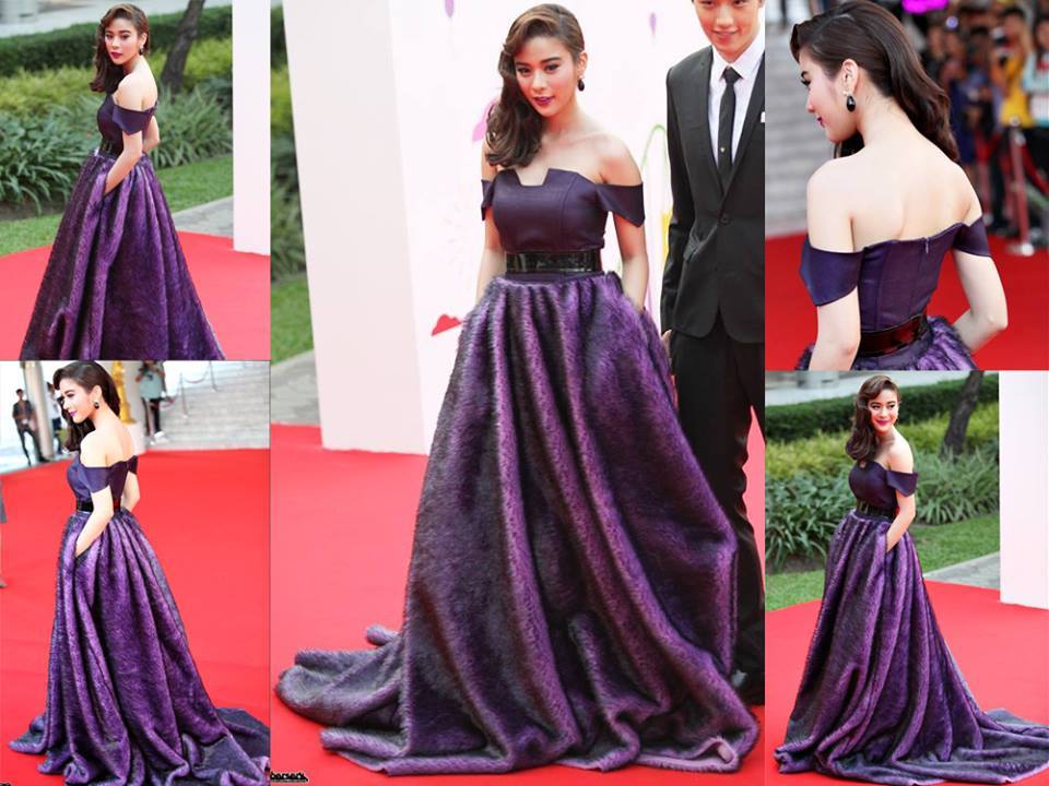 เก้า-สุภัสสรา ชุดเดินพรมแดงสุพรรณหงส์ ครั้งที่ 24 สวยงามดุจเจ้าหญิง