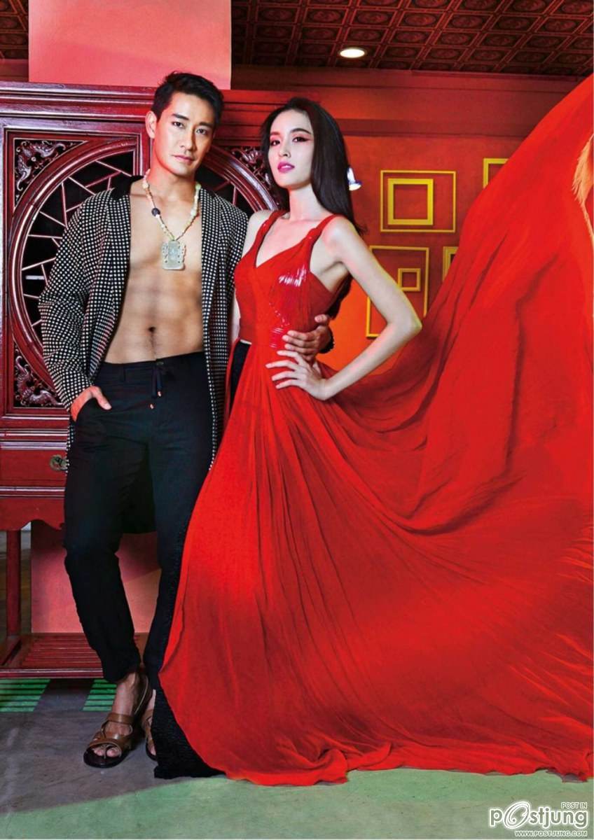 ป้อง-ณวัฒน์ & ปอย-ตรีชฎา @ ขวัญเรือน vol.47 no.1039 March 2015