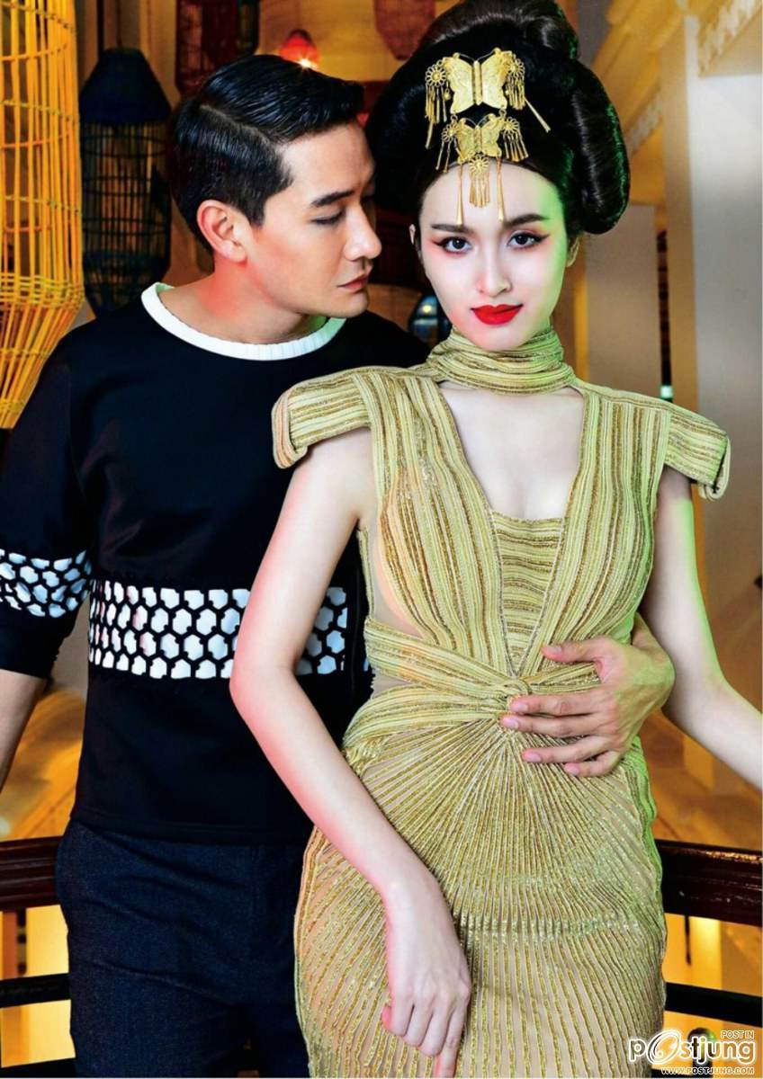 ป้อง-ณวัฒน์ & ปอย-ตรีชฎา @ ขวัญเรือน vol.47 no.1039 March 2015
