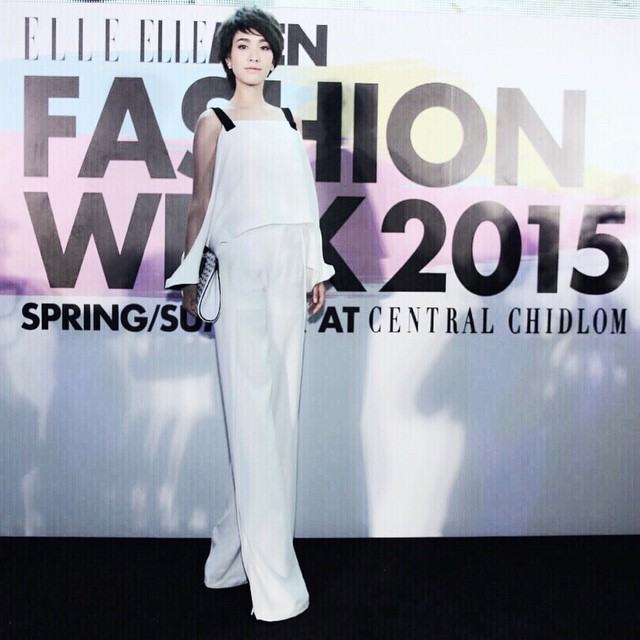 "มิน พีชญา" ในงาน Elle Fashion week 2015 มาในลุคผมสั้น!!