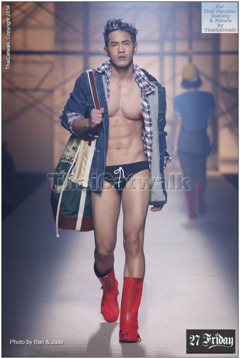 ELLE Fashion Week 2014 คนงานก่อสร้าง