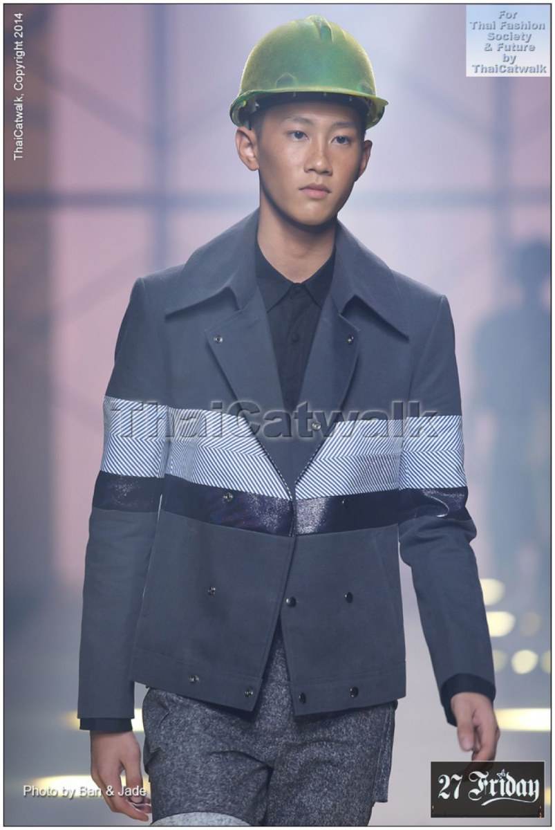ELLE Fashion Week 2014 คนงานก่อสร้าง