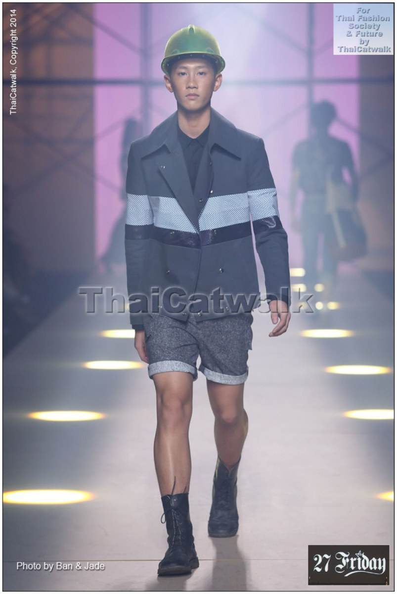 ELLE Fashion Week 2014 คนงานก่อสร้าง