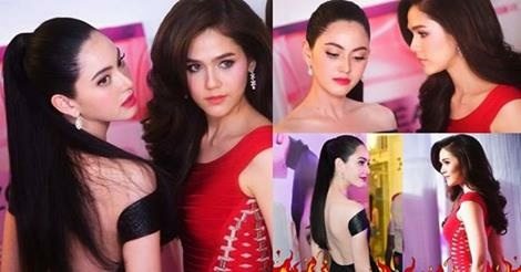 ใหม่ ชมพู่2พี่น้อง สุดแช่บ เจ้าแม่แฟชั่น ของเมืองไทย อยากเห็น2นางไปเดินประชันกัน บนพรมแดงเมืองคานส์มาก กริ๊ดดดด