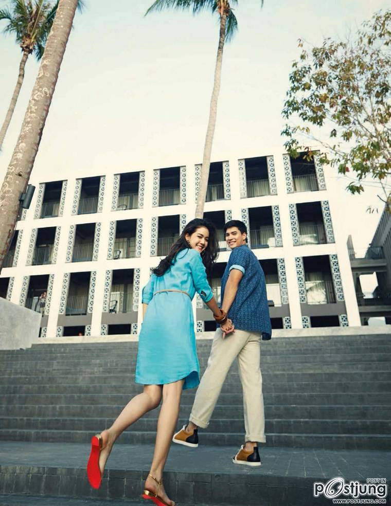 ไมค์-ภัทรเดช & โบว์-เมลดา @ Honeymoon+travel Magazine no.154 March 2015