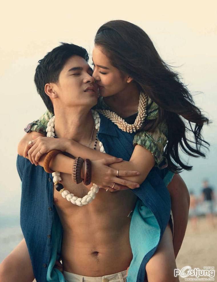 ไมค์-ภัทรเดช & โบว์-เมลดา @ Honeymoon+travel Magazine no.154 March 2015