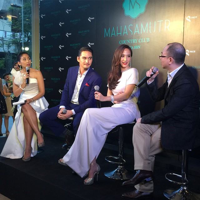 สุดเริ่ด!!! อั้มพัชราภา ควง อนันดา ร่วมงานMahasamutr Country Club Sales Suite Grand Opening