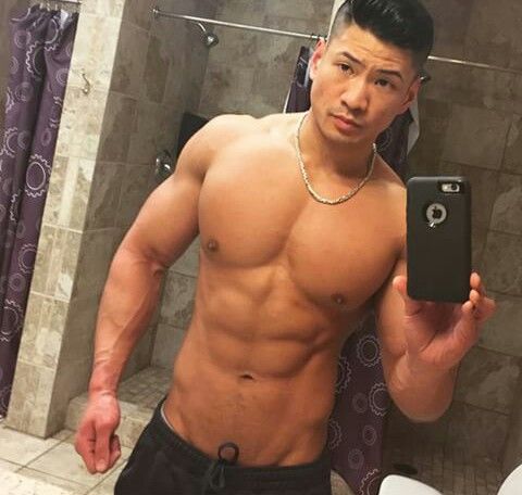Men selfie