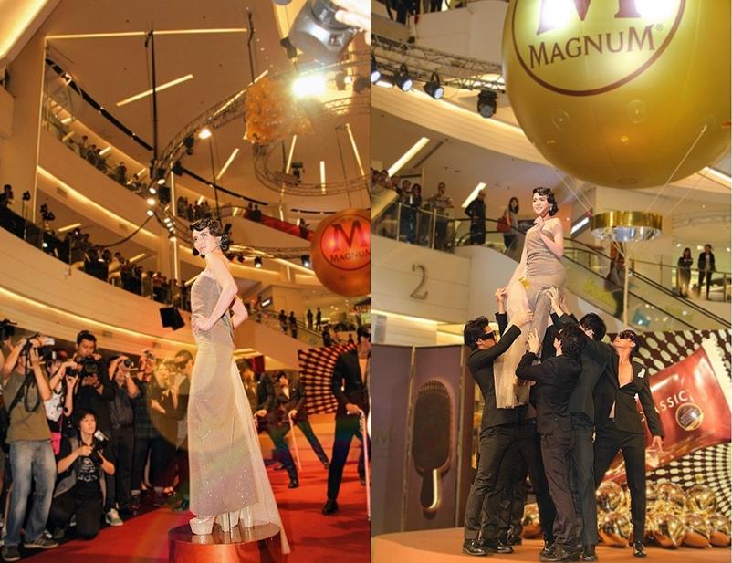 "ใหม่ ดาวิกา" สวยสง่าเรียบหรู กับพรีเซ็นเตอร์ Magnum The Wizard of M แม็กนั่มลุคใหม่!!