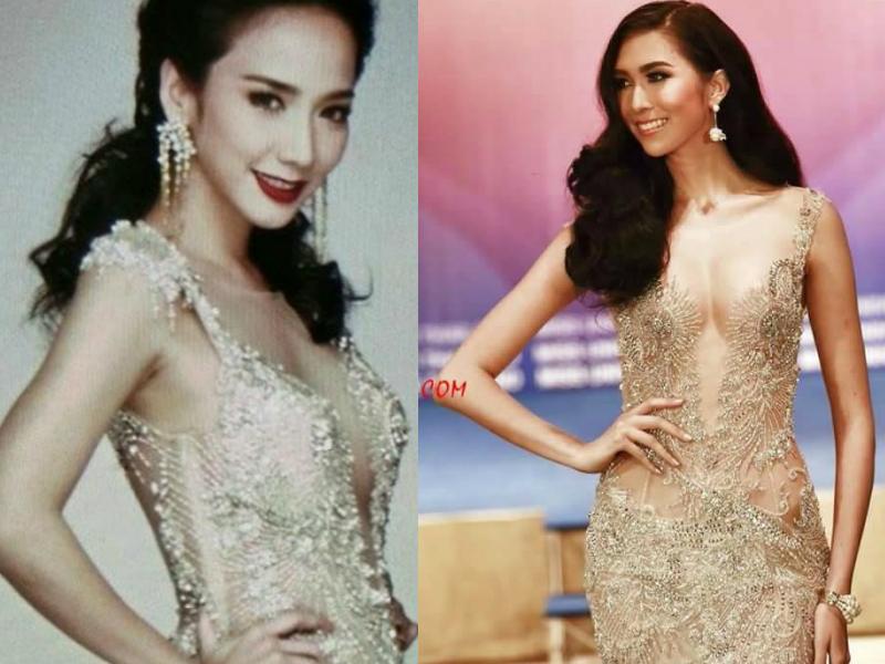 เมื่อซุปตาร์ "อั้ม" ใส่ชุดเดียวกับ "เเอลลี่" ตอนประกวด!!