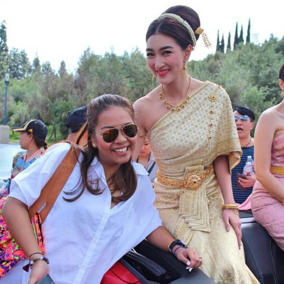 แพนเค้ก-เขมนิจ ใส่ชุดไทยสวยงาม