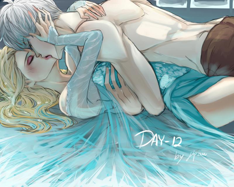 CUTE 132 - Jack Frost ❤ Elsa Frozen