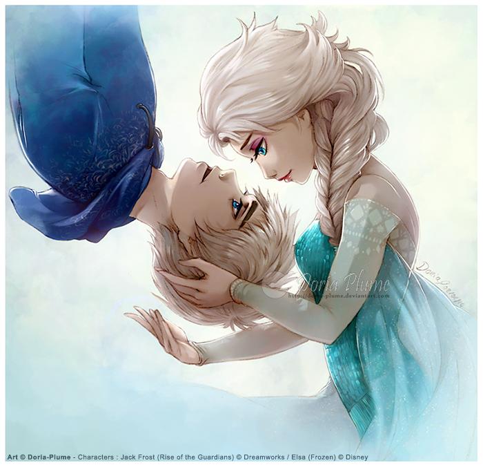 CUTE 132 - Jack Frost ❤ Elsa Frozen