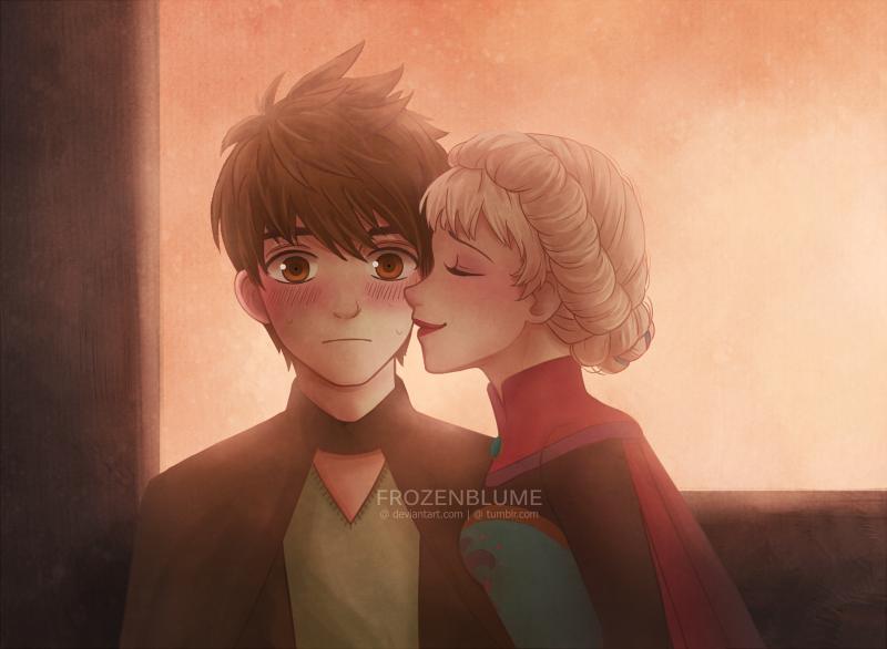CUTE 132 - Jack Frost ❤ Elsa Frozen