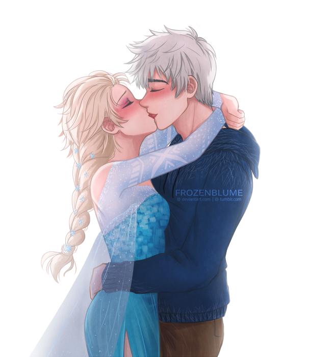 CUTE 132 - Jack Frost ❤ Elsa Frozen