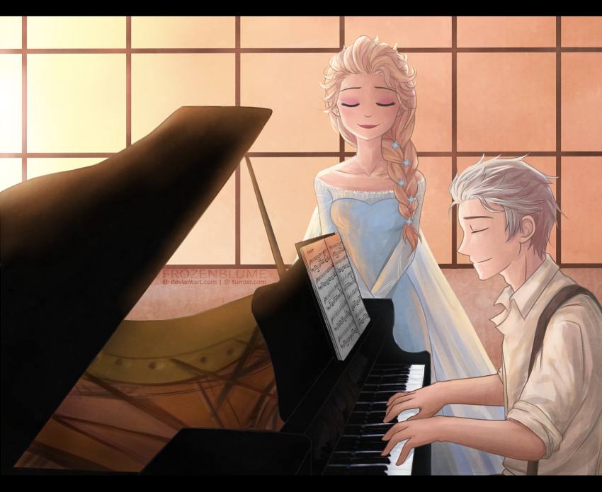 CUTE 132 - Jack Frost ❤ Elsa Frozen