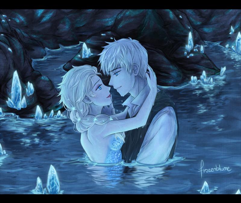 CUTE 132 - Jack Frost ❤ Elsa Frozen