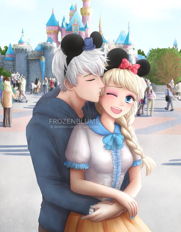 CUTE 132 - Jack Frost ❤ Elsa Frozen