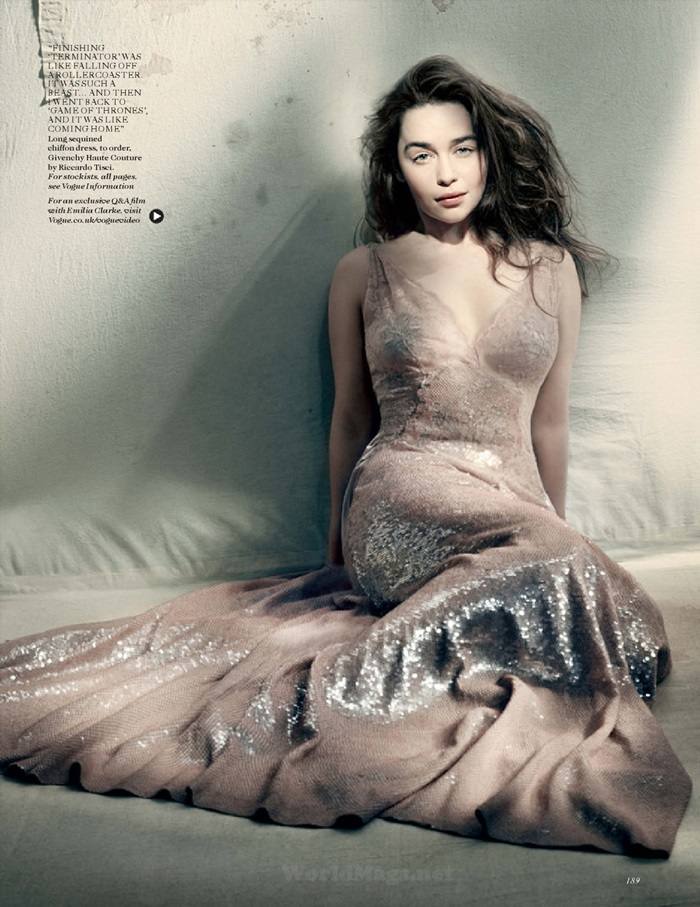 Emilia Clarke @ Vogue UK May 2015