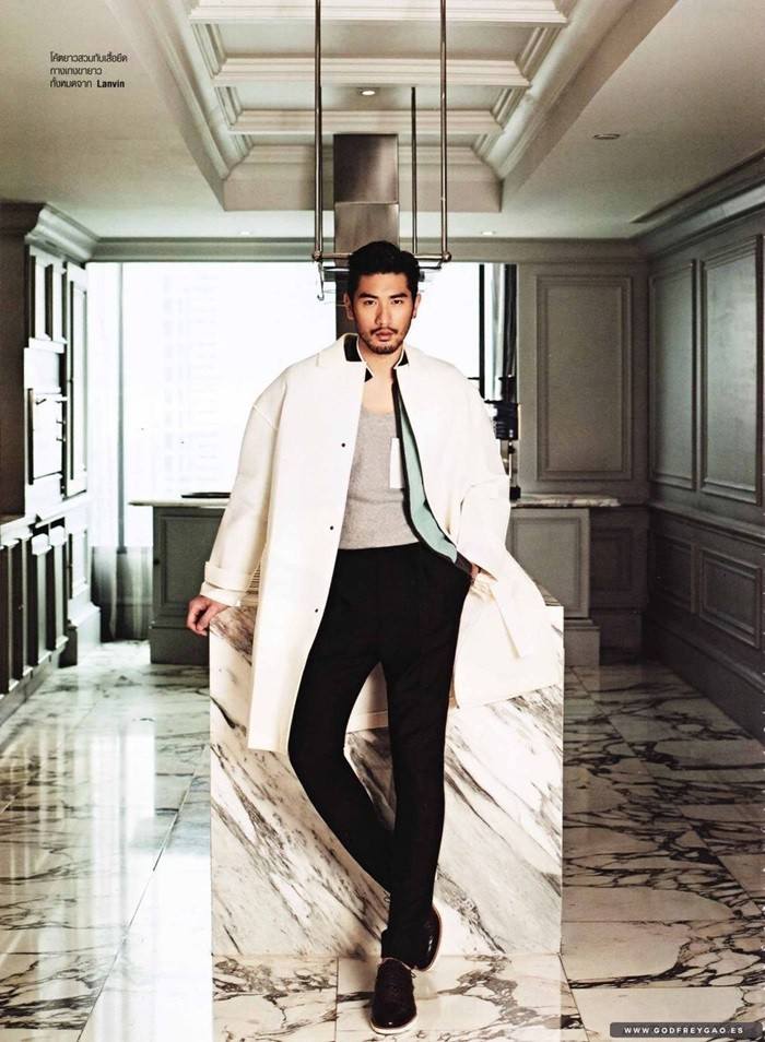 Godfrey Gao @ Harper's Bazaar Men Thailand S/S 2015