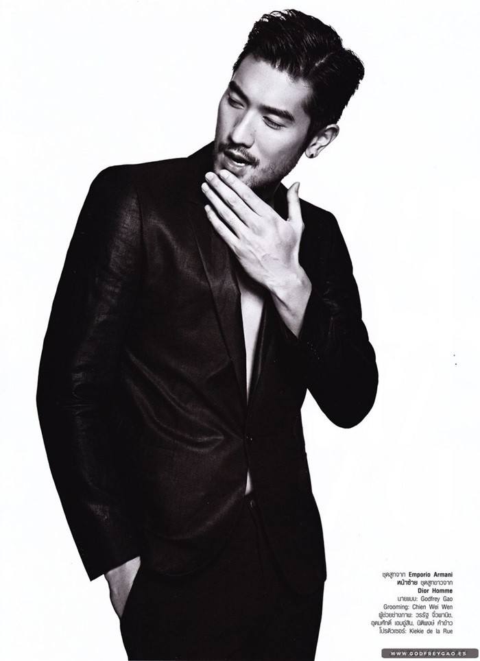 Godfrey Gao @ Harper's Bazaar Men Thailand S/S 2015