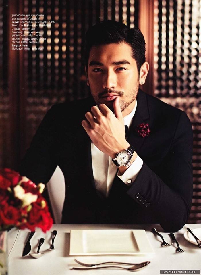 Godfrey Gao @ Harper's Bazaar Men Thailand S/S 2015