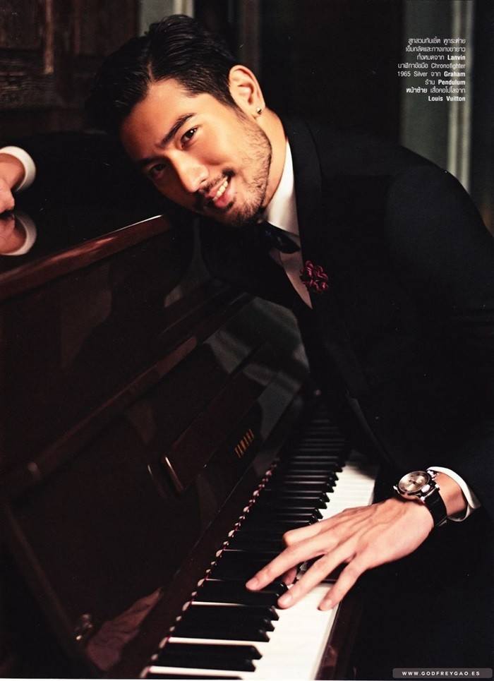 Godfrey Gao @ Harper's Bazaar Men Thailand S/S 2015