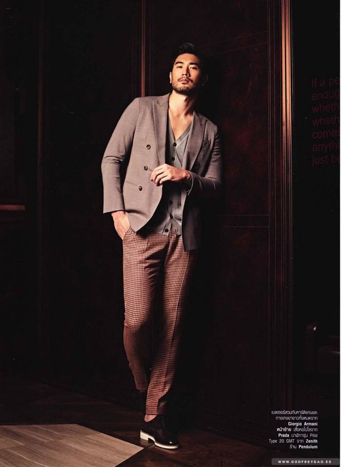 Godfrey Gao @ Harper's Bazaar Men Thailand S/S 2015