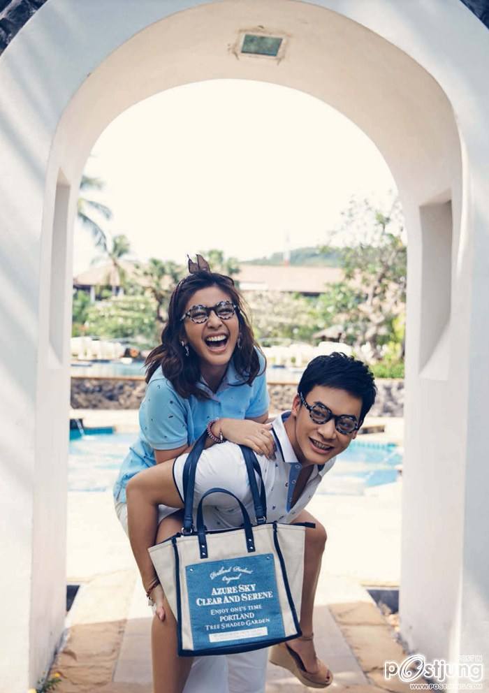 บี้ สุกฤษฎิ์ & หนูนา หนึ่งธิดา @ HONEYMOON+TRAVEL vol.13 no.155 April 2015