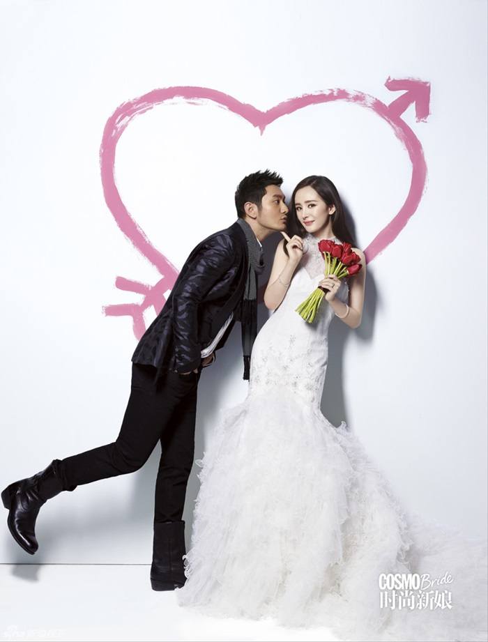 Huang Xiao Ming & Yang Mi @ Cosmo Bride China May 2015