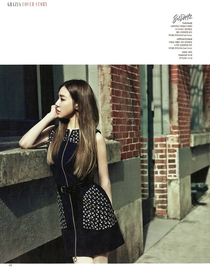 Tiffany @ Grazia Korea May 2015
