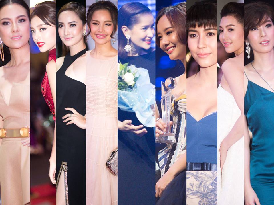 รวมแฟชั่นดาราไทย บนพรมแดงงานประกาศรางวัล คมชัดลึก อวอร์ด ครั้งที่12