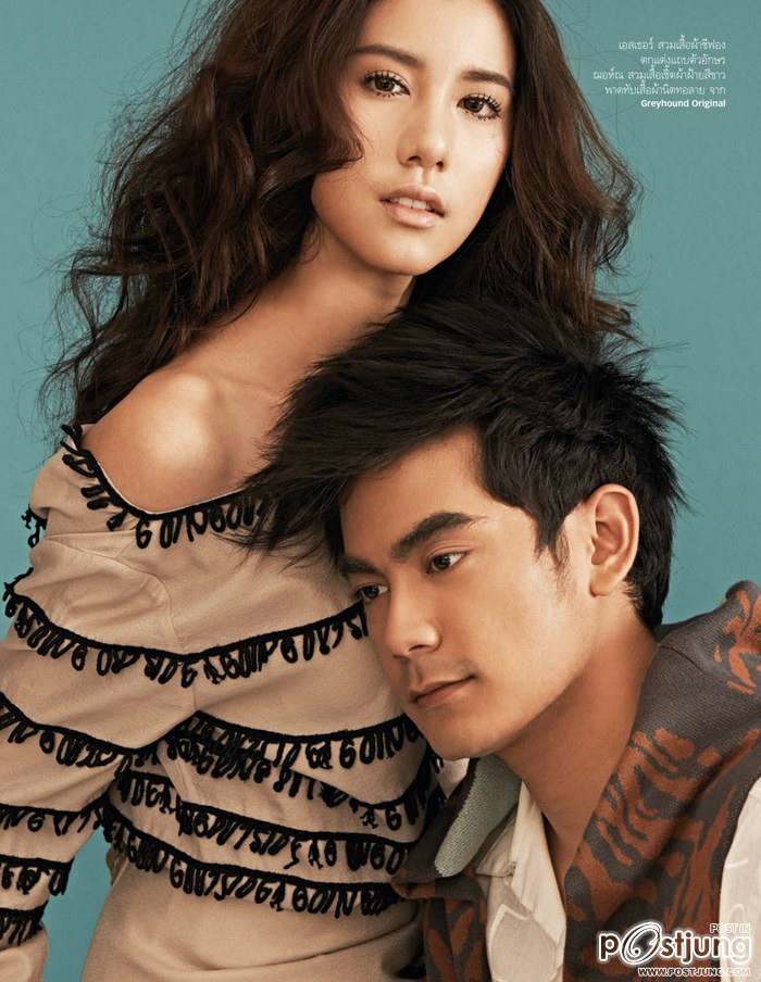 ฌอห์ณ จินดาโชติ & เอสเธอร์ สุปรีย์ลีลา @ กุลสตรี vol.44 no.1064 May 2015