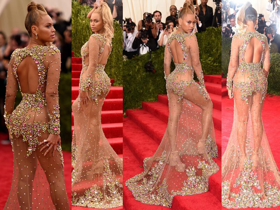 ชุด Beyonc&eacute; บนพรมแดงงาน MET Gala 2015 เซ็กซี่เลอค่า