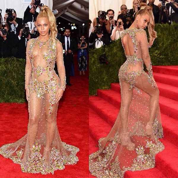 ชุด Beyonc&eacute; บนพรมแดงงาน MET Gala 2015 เซ็กซี่เลอค่า