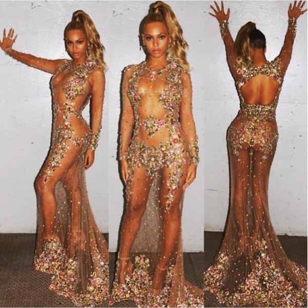 ชุด Beyonc&eacute; บนพรมแดงงาน MET Gala 2015 เซ็กซี่เลอค่า