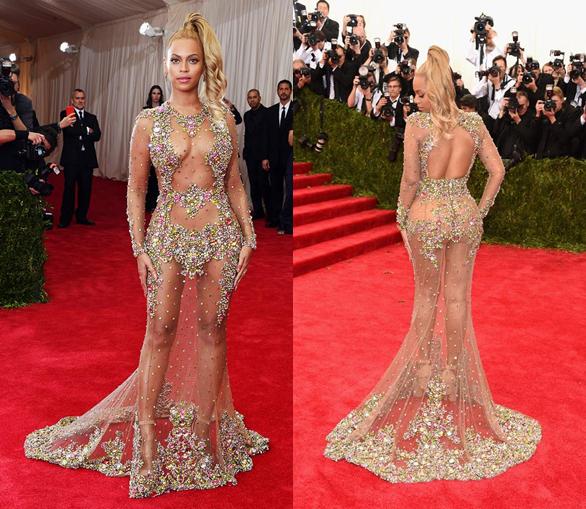 ชุด Beyonc&eacute; บนพรมแดงงาน MET Gala 2015 เซ็กซี่เลอค่า