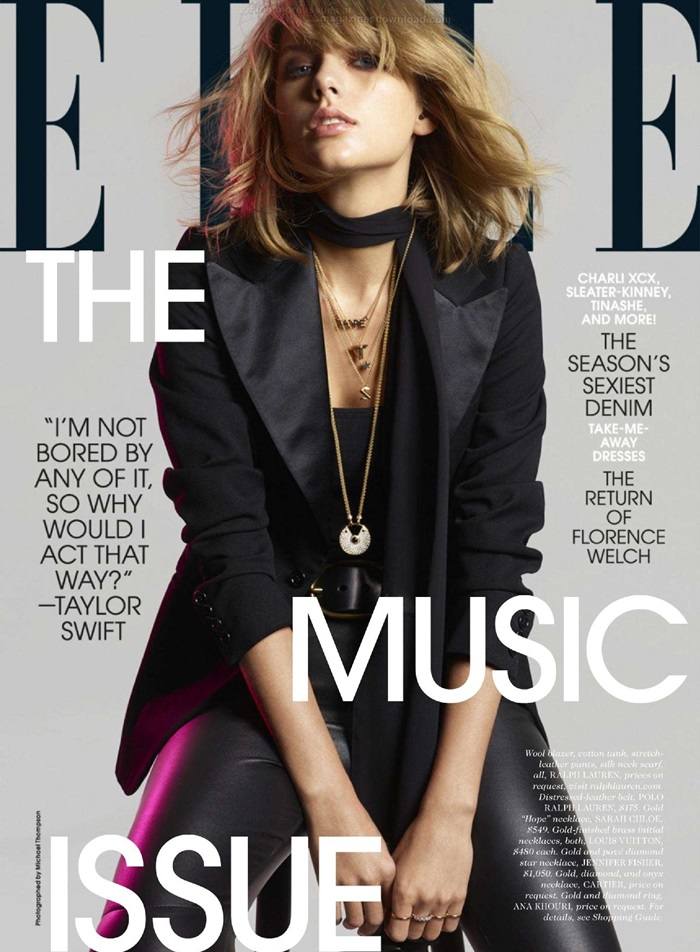 Taylor Swift @ Elle US June 2015