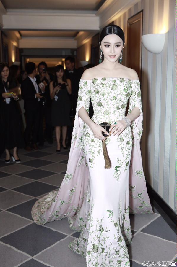 Fan Bing Bing  สวยสง่าดุจนางพญา บนพรมแดงเมืองคานส์ Cannes film festival 2015