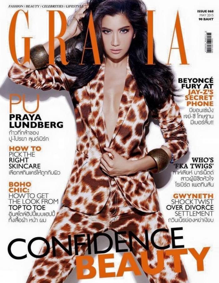 ปู ไปรยา @ GRAZIA vol.6 no.68 May 2015