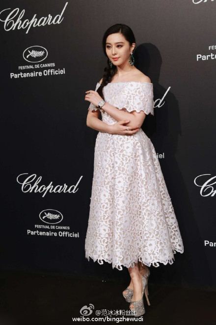Fan Bing Bing ลุคนี้สวยเบาๆแต่ดูเลอค่ามิเบา @Chopard party On 68th annual Cannes Film Festival