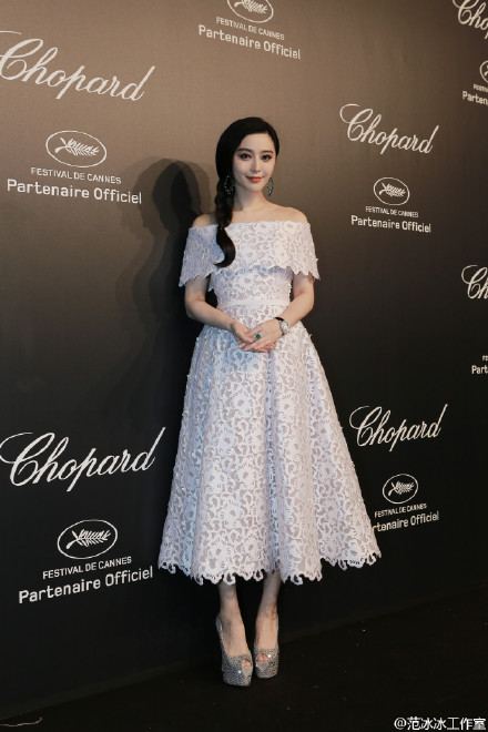 Fan Bing Bing ลุคนี้สวยเบาๆแต่ดูเลอค่ามิเบา @Chopard party On 68th annual Cannes Film Festival