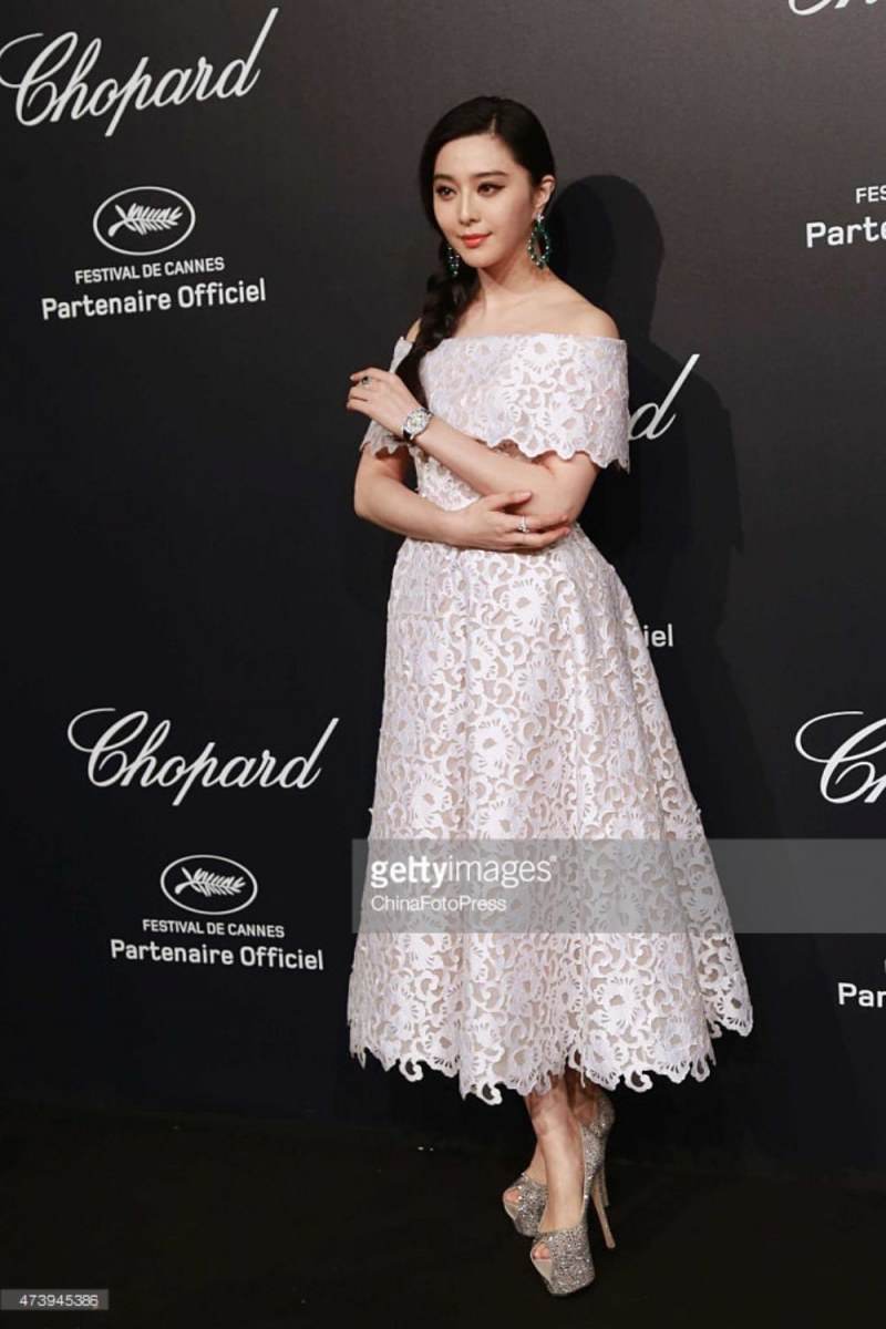 Fan Bing Bing ลุคนี้สวยเบาๆแต่ดูเลอค่ามิเบา @Chopard party On 68th annual Cannes Film Festival