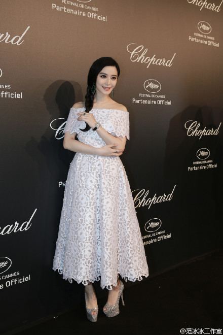Fan Bing Bing ลุคนี้สวยเบาๆแต่ดูเลอค่ามิเบา @Chopard party On 68th annual Cannes Film Festival