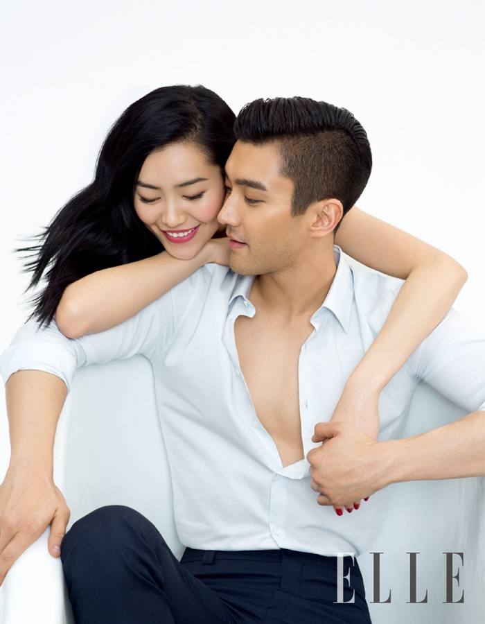 Siwon & Liu Wen @ ELLE China June 2015