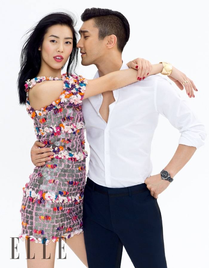 Siwon & Liu Wen @ ELLE China June 2015