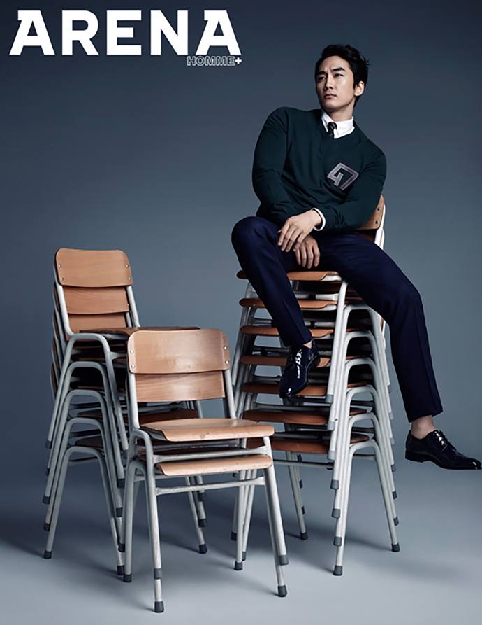 Song Seung Heon @ Arena Homme Korea June 2015